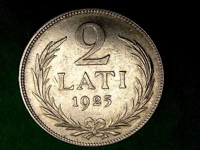 Latvia 2 Lati Silver Coin 1925 Silver 835. Weight 10g • $18.68