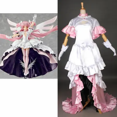 Puella Magi Madoka Magica Cosplay Madoka Kaname Costume Pink Dress Luxury Dress • $97