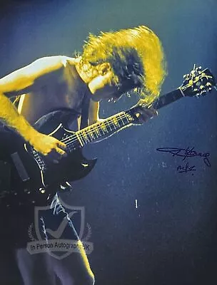 Angus Young AC/DC Signed 16x12 Photo OnlineCOA AFTAL • £396