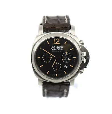 Panerai Luminor Daylight Chronograph Stainless Steel Watch PAM356 • £4745.64