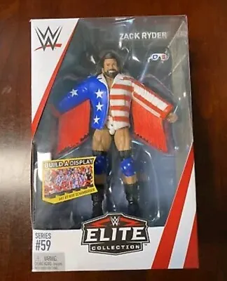 WWE Mattel Elite Wrestling New Sealed Zack Ryder Series 59 USA Independence Day • $89.99