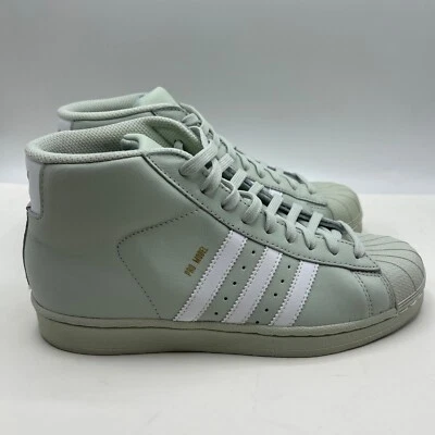 £29.19 • Buy Adidas Womens Adidas Pro Model J Shell Toe Green Sneaker Athletic Shoes Size 6
