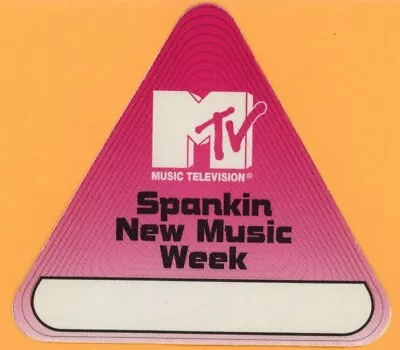 MTV Satin Music Tour Vintage Backstage Pass - VMA • $4.99