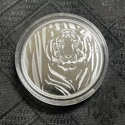 2019 Mongolia Siberia Tiger 250 Tugrik Silver Coin 1/2 Oz Proof • $45