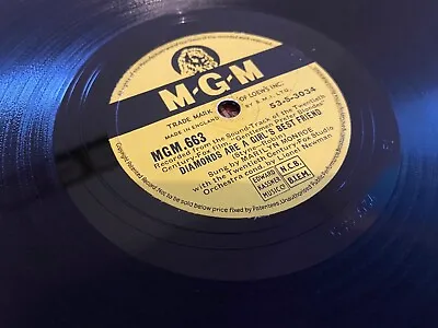 MARILYN MONROE : DIAMONDS ARE A GIRL'S BEST FRIEND  /  BYE BYE BABY.  UK. 78.rpm • $80.15