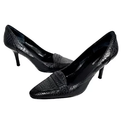Enzo Angiolini Flexo Black Leather  Loafer Pumps Size 10 • $25