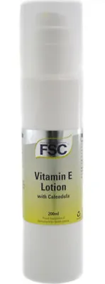 FSC Vitamin E Lotion With Calendula 200ml - For Face And Body • £8.99