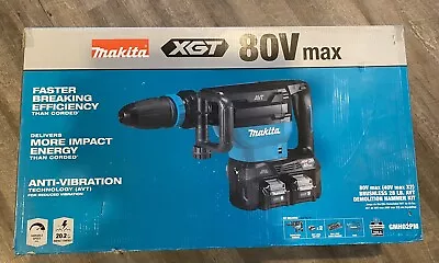 Makita GMH02PM 40V X2 80V Max XGT Brushless 28 Lb. AVT Demolition Hammer Kit • $730