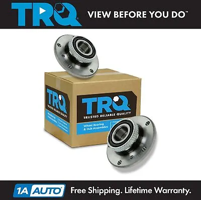 TRQ Front Wheel Hub & Bearing Left & Right Pair For BMW E31 E32 E34 E36 E46 Z4 • $74.95