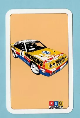 Motor Racing Cars - 1 No Single Playing Card - ANDREWS - Opel Manta 400 (2) • $1.37