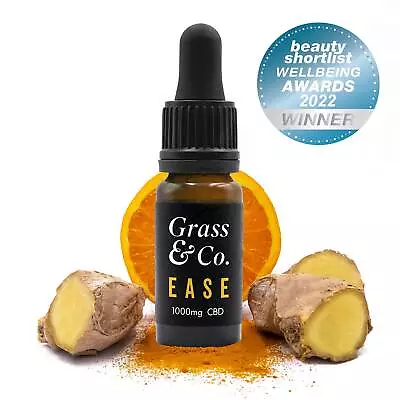 CBD Oil Drops 1000mg (11%) Grass & Co.® EASE 10ml • £61.95