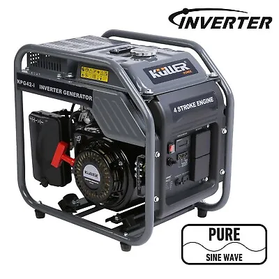 4200W Inverter Generator Pure Sine Wave Single-Phase Petrol DC Output Camping • $799