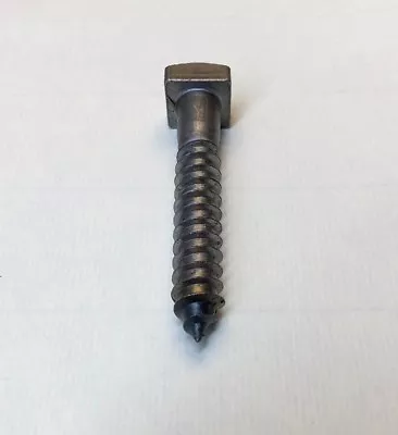 (10) 1/2 X 3 Square Head Lag Bolt Screw Steel Plain Blacksmith Antique 1/2 X3  • $31.50