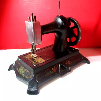 Antique  MULLER  German Childs Sewing Macnine Running Condition C1910 • $199
