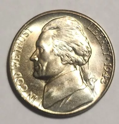 1943 D Jefferson Nickel Bu 35% Silver War Nickel!  • $9.99
