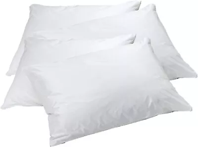 2-Pack Vinyl Pillow Protectors - King Size Allergy Zippered Pillow Covers - 1... • $18.74