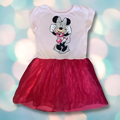 Disney Sparkle Minnie Mouse TuTu Dress Girl’s Size 6 • $12.99