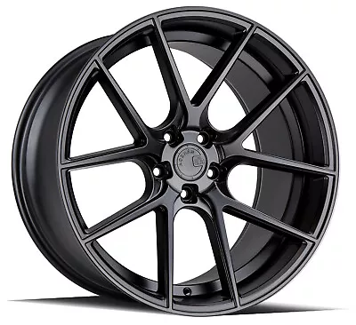 Aodhan AFF3 20x9 +30 5x114.3 Matte Black (Set Of 4) • $1349