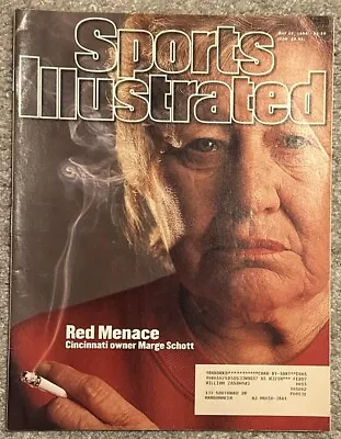 Marge Schott Cincinnati Reds Baseball Sports Illustrated 5-20-96 Vintage MLB SI • $8.99