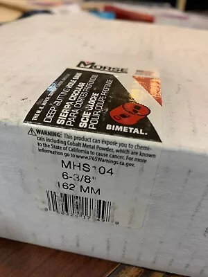 MK Morse MHS104 6-3/8  Bi-Metal Hole Saw • $65