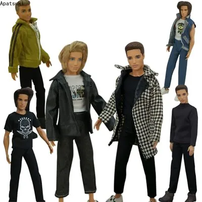 Fashion Doll Clothes For Ken Boy Doll Coat Shirt Trousers Pants Accessories Toys • £4.30