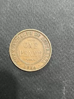 1916 Penny Australia • $5