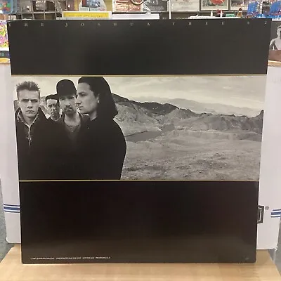 U2 Joshua Tree 1987 2-Sided Record Store Promo Flat Poster RARE - 12x12 • $14.99