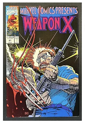 Marvel Comics Presents #81 Weapon X 1991 Wolverine Comic MARVEL COMICS PRESENTS • $4.99