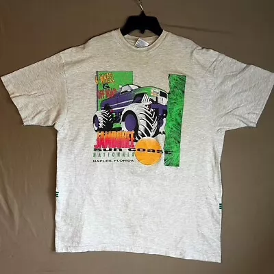 1990s Vintage Monster Truck Jamboree Sun Coast Nationals T Shirt Size XL • $20