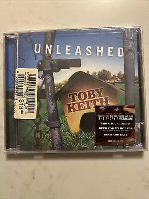 Unleashed By Toby Keith (CD Jul-2002 Dreamworks SKG) NEW SEALED HYPE STICKER • $10