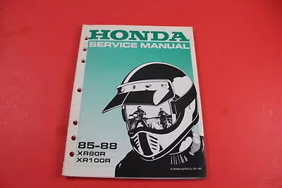 1985 1986 1987 1988 Honda XR80R XR100R Shop Manual Service Repair Book #61GN103 • $79.95