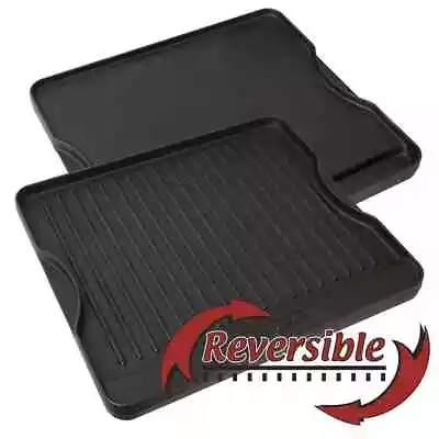 Camp Chef Cast Iron Reversible Griddle And Grill Cook Top Cooking Surface 14X16 • $31.27