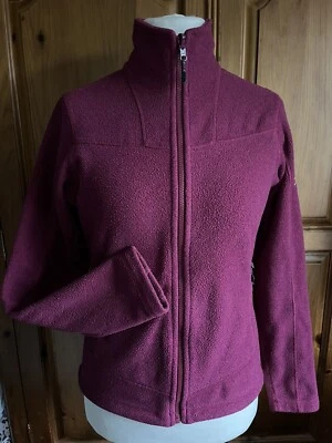 £8.99 • Buy Berghaus Womens 2.0 Activity Fleece Zip Up Top/jacket, Size 10,deep Cerise, Fab!