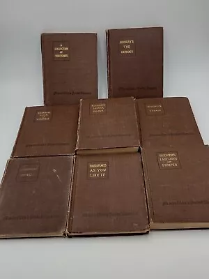 Macmillan's Pocket Classics Lot Of 8 Hardcover Vintage Books From 1916 • $49.99