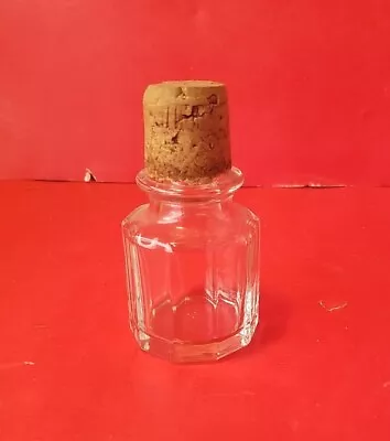 Vintage Glass Bottle With Cork • $9.10