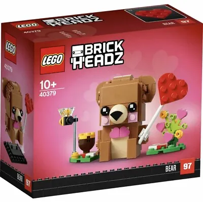 $35 • Buy LEGO BrickHeadz Valentines Bear 40379