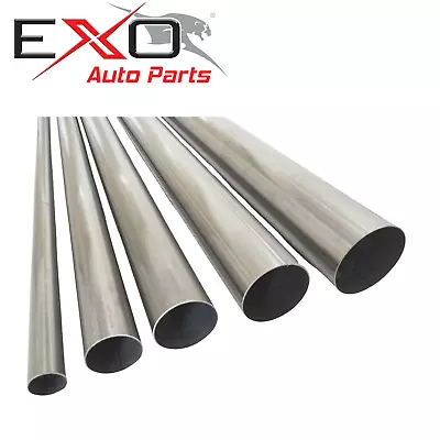 $64.99 • Buy 1  Up To 3.5  Inch Stainless Steel Exhaust Tube Pipe 304 Grade 1 Metre Long