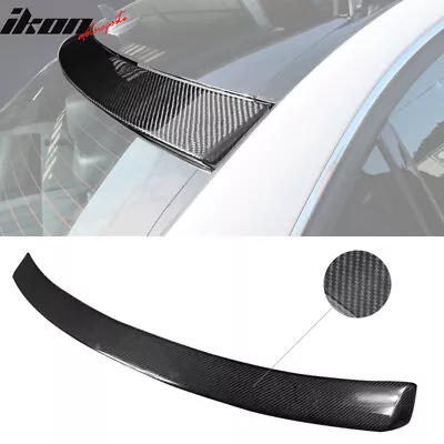 Fits 08-14 Benz C-Class W204 Sedan Carbon Fiber Rear Window Roof Spoiler Wing • $128.99