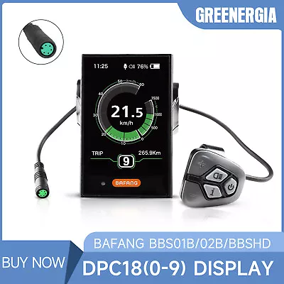 BAFANG DPC18 LCD Display Electric Bike Kit BBS BBSHD Mid Drive Motor Speedmeter • $86.99