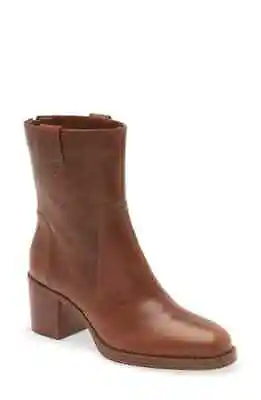 VINCE CAMUTO Zeldina Boot Warm Caramel Leather Women Size 5 M  NEW  $250 • $39.99