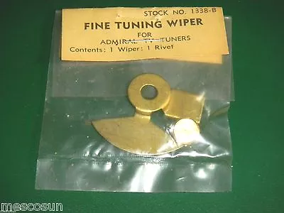 Colman 1338-B Fine Tuning Wiper For Vintage Admiral Black And White TV Tuners • $9.99