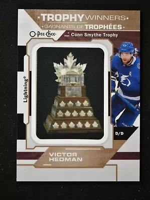 2021-22 O-Pee-Chee Conn Smythe Trophy Patch Relic #P-41 Victor Hedman • $3.99