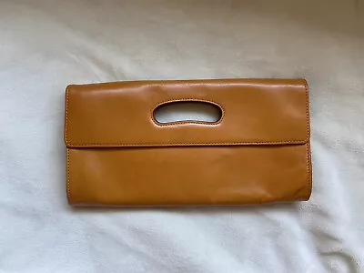 HOBO International Clutch Handbag Orange Vintage • $29.95