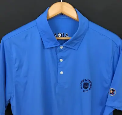 B. Draddy Sport Men's Seminole Golf Club Logo Blue Performance Polo Shirt Size L • $41.99