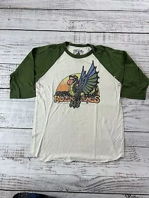 Vintage Men's Rolling Stones Tattoo You Tour 1981 Dragon White/Green Shirt • $34.97