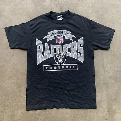 Vintage Raiders Single Stitch 1994 T-Shirt Large Los Angeles Raiders NFL • $30