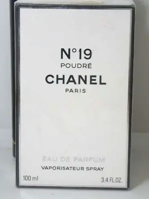 £163.04 • Buy CHANEL No 19 POUDRE 3.4 Oz (100 Ml) Eau De Parfum EDP Spray NEW In BOX & SEALED