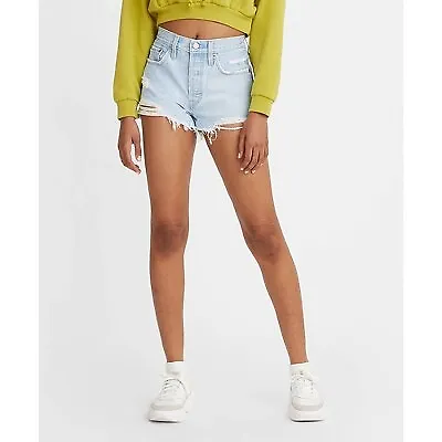 Levi's Women's 501 Original High-Rise Jean Shorts - Ojai Top 29 • $18.99