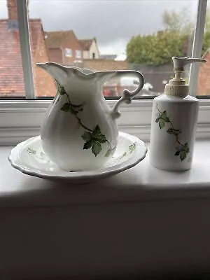 Haida Fine Bone China Bathroom Set  • £12