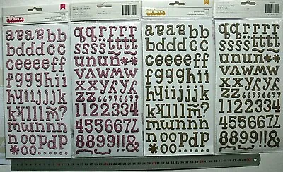 LINDSAY THICKERS - Pow Glitter Letter & Numbers 22-30mmHigh 2 Colour Choice L3mb • $8.95